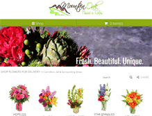 Tablet Screenshot of mountainoakflorist.com